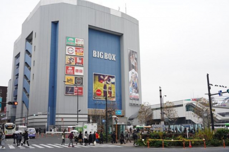 周辺環境　BIGBOX高田馬場 徒歩9分。 710m