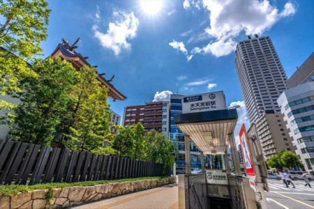周辺環境　水天宮前駅(東京メトロ 半蔵門線) 徒歩6分。 580m