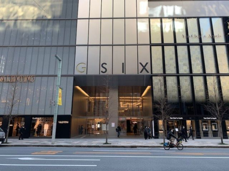 ���ӊ��@GINZA�@SIX �k��18���B 1410m